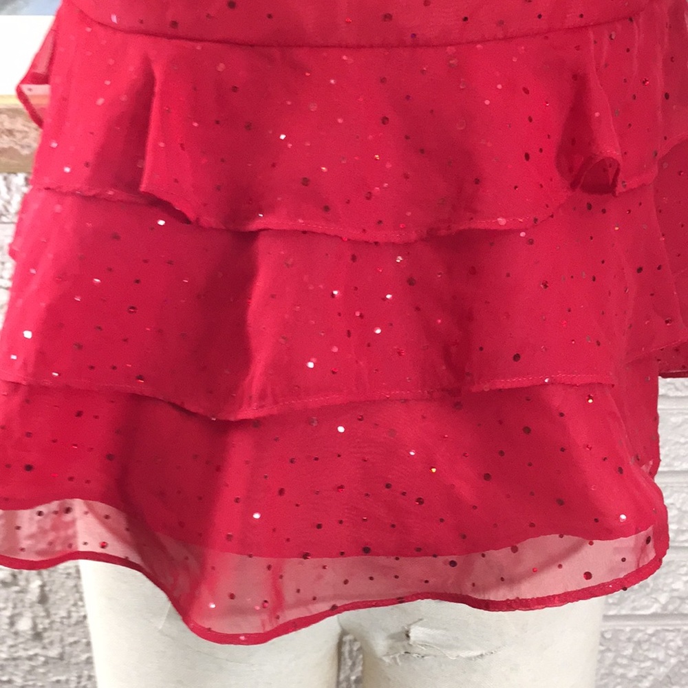 🌹No Tags Baby Doll Ruffle Halter Style Top - Picture 5 of 13